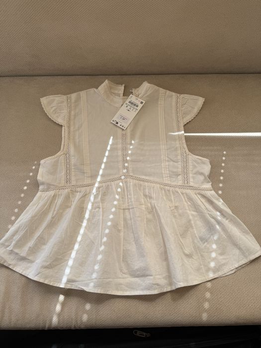 Zara home котоновий топ розмір S