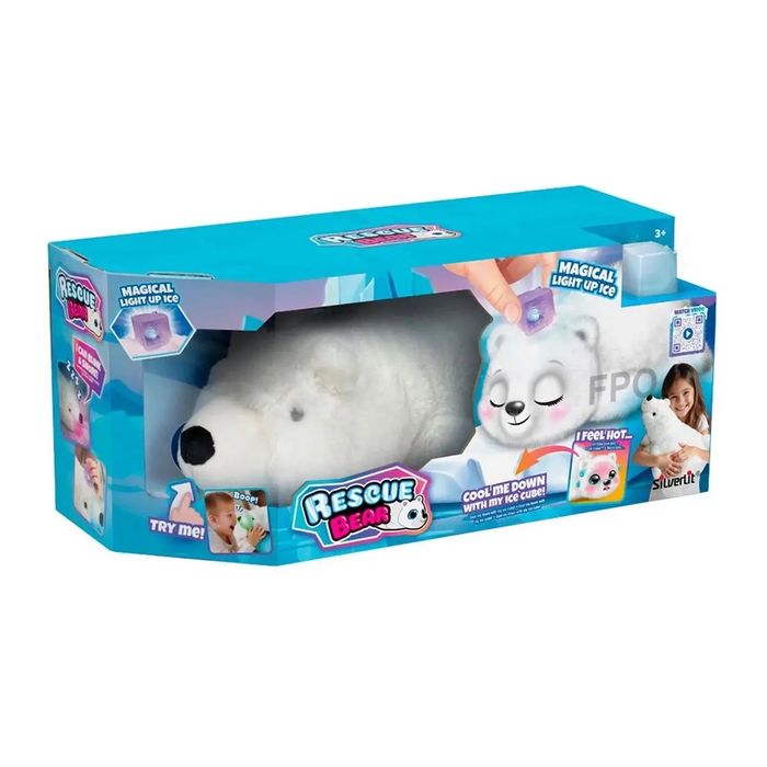 RESCUE Niedźwiedź Pluszak, zabawka interaktywna. Silverlit