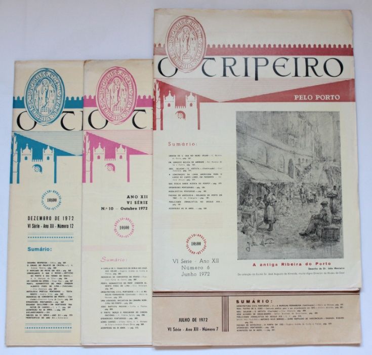 O Tripeiro - Ano 1972 - Quatro números