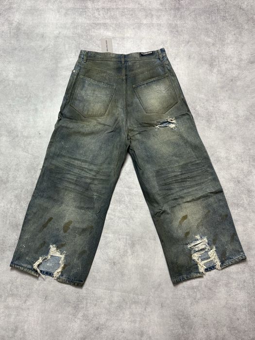 XS,S,M,L | Джинси Balenciaga Distressed Baggy Cotton Blue Jeans.