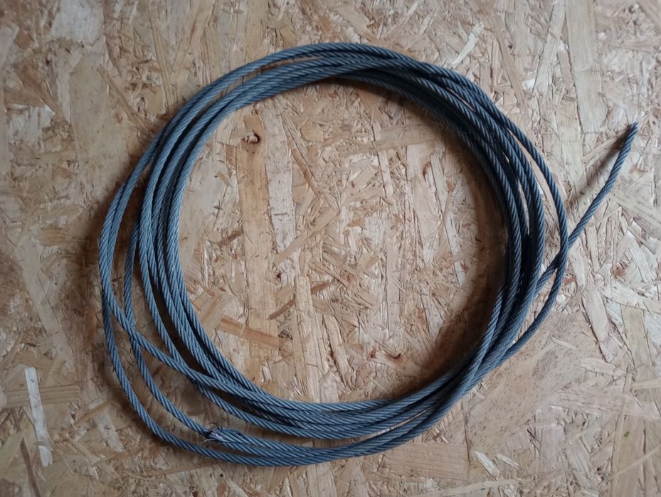 Lina linka stalowa ocynk 5mm