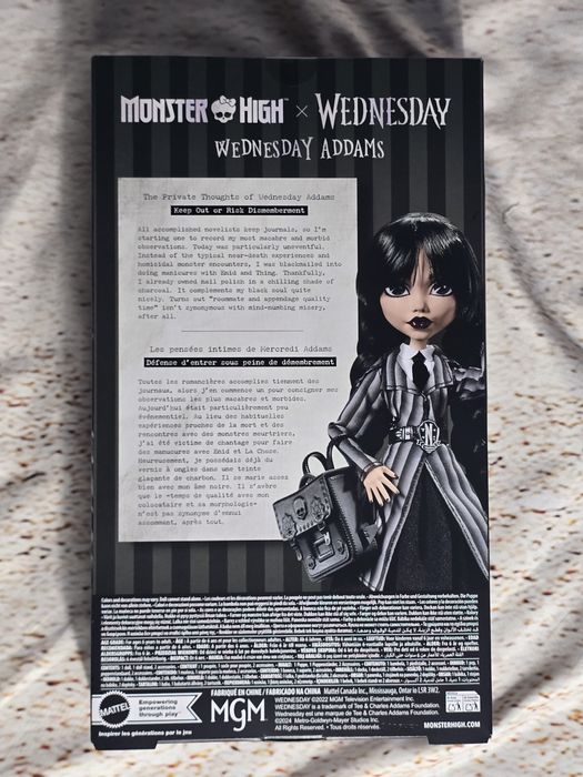 Boneca Wednesday Monster High Mattel