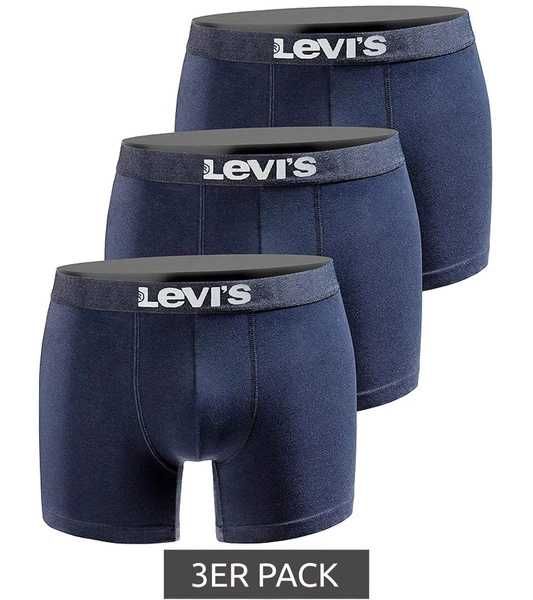Levi's Boxers 3-Pack bokserki majtki męskie granatowe bawełna r. M-XXL