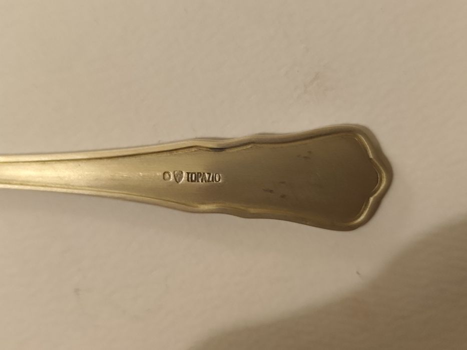 Prata- Colher prata Topazio 925 pesada