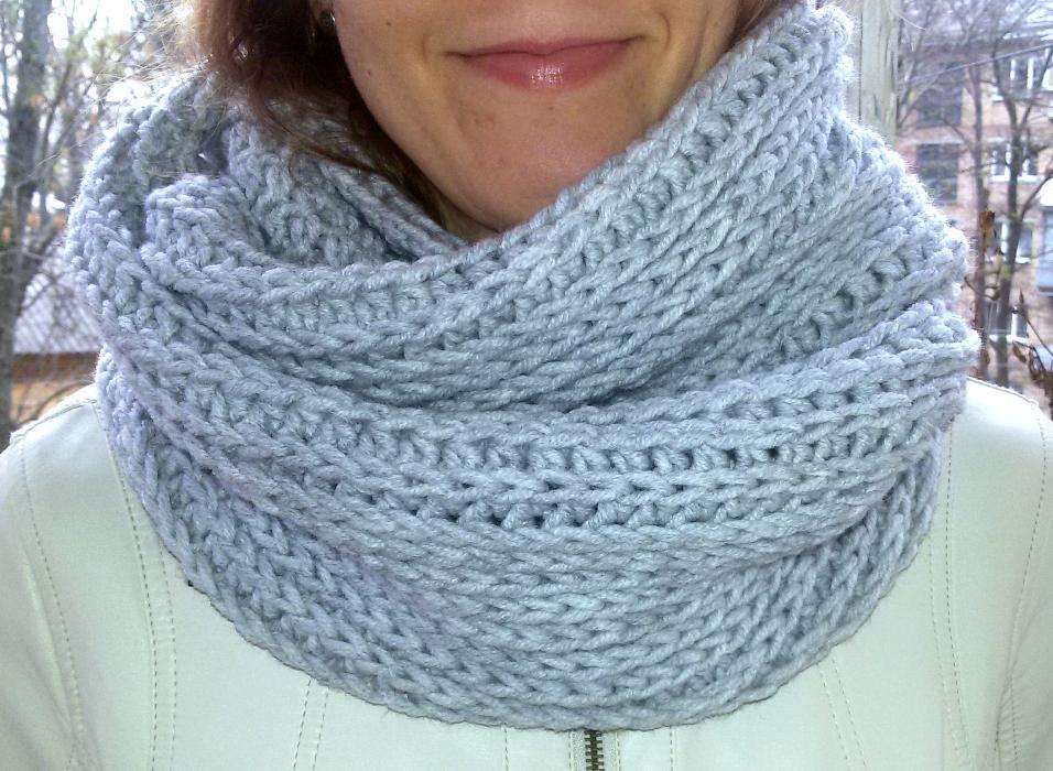 Шарф-снуд жіночий зимовий