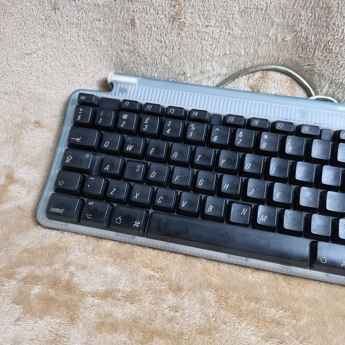 Klawiatura Apple USB Keyboard M2452 Bondi Blue (iMac G3) – Vintage / 100% Sprawna