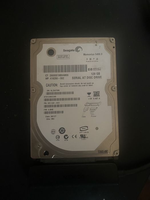 Dysk Seagate 120GB HDD