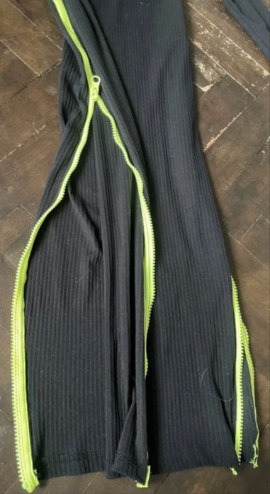 Sukienka bawełniana z długim rękawem-czarna