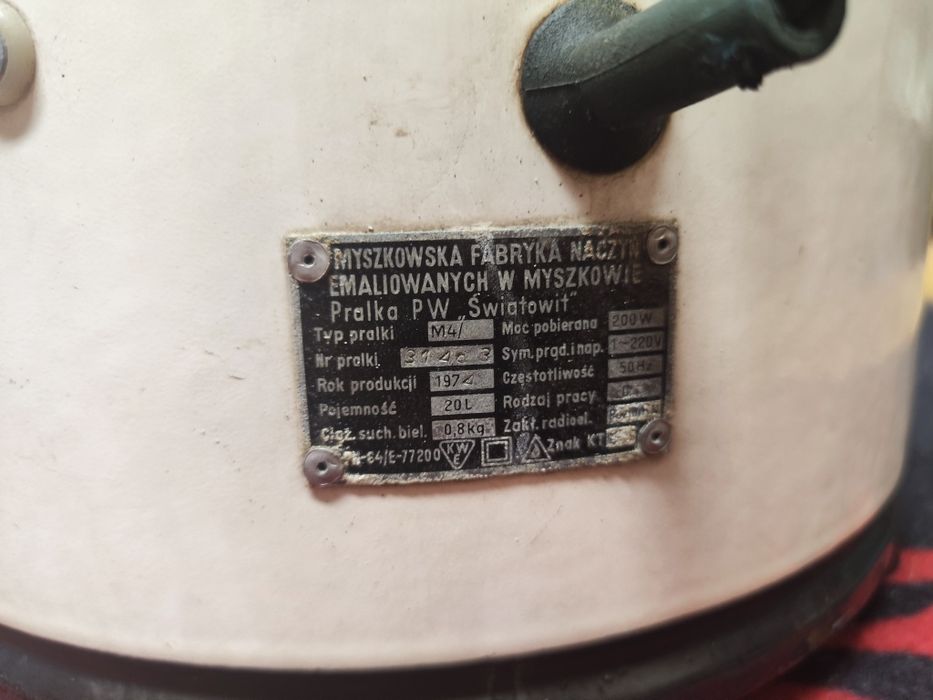 Pralka Frania Światowit PRL