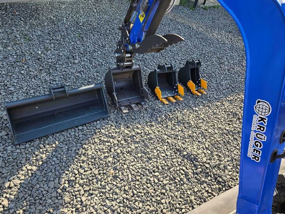 Minikoparka KRÜGER 1600 KG XKW-16 Gąsienicowa Spalinowa Mini Koparka NOWA
