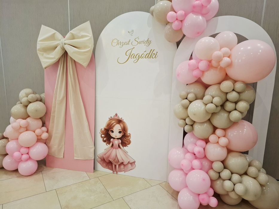 Dekoracje balonowe, ścianki okolicznościowe