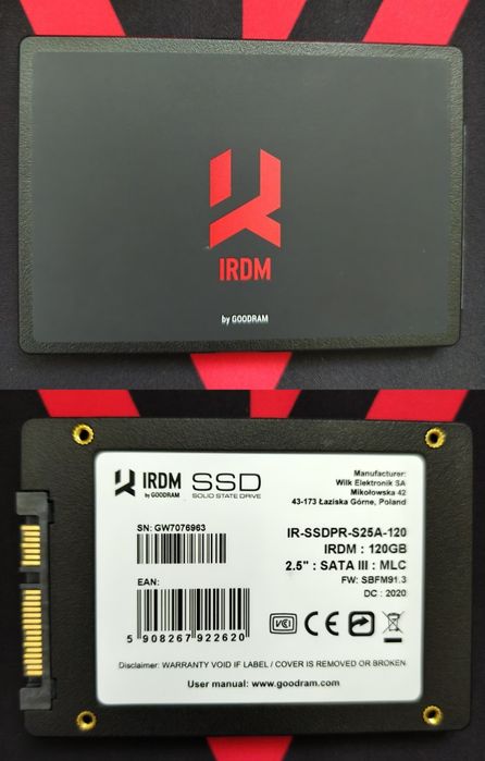 Dysk SSD 120gb IRDM by Goodram