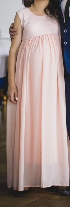 Suknia długa  elegancka  42 ciążowa