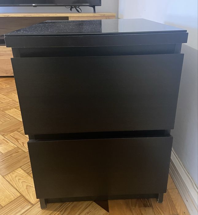 Cómoda c/2 gavetas, pret-cast, 40x55 cm