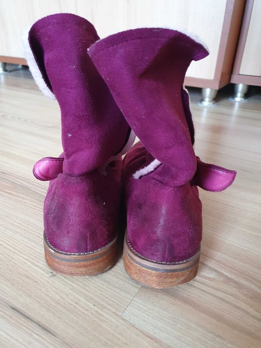 Różowe kozaki, rozmiar 39