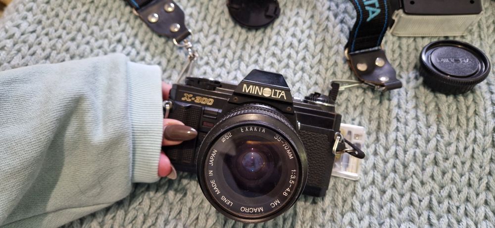 Винтажный плёночный фотоаппарат Minolta X-300 (Япония) + объективы