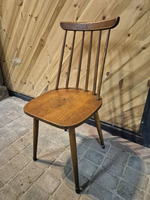 10x Krzesło drewniane PRAWDZIWE RETRO VINTAGE! Krzesła patyczaki, loft