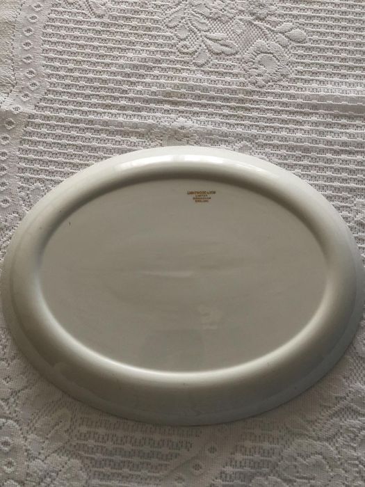 Винтажное блюдо на тему охота Англия