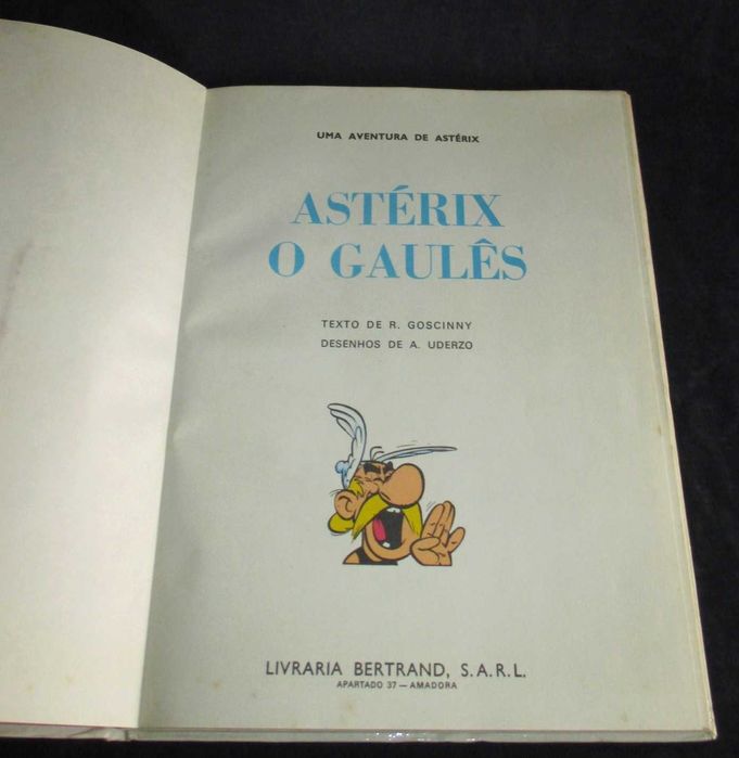 Livro BD Uma Aventura de Astérix O Gaulês Bertrand