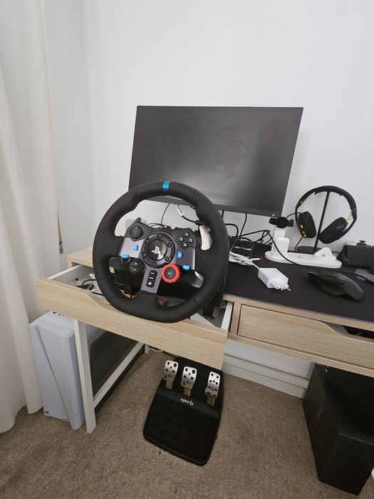 Volante Logitech G29 + Câmbio (Shifter) + Pedais Excelente Estado