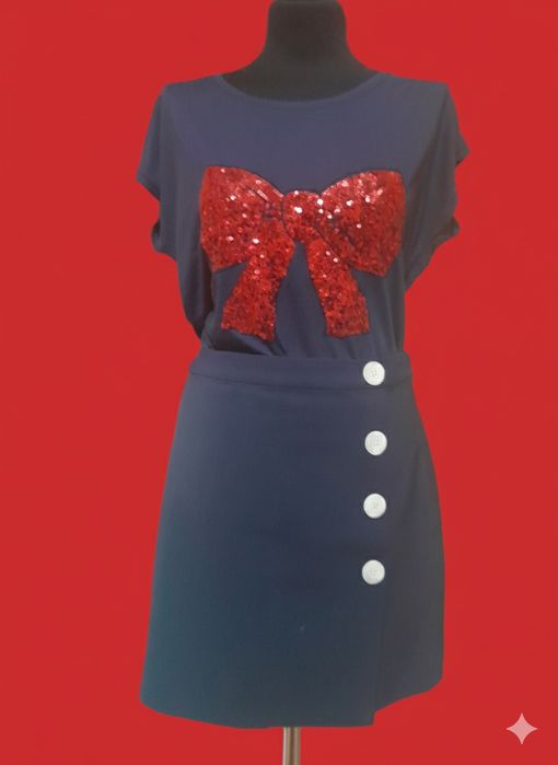 T-shirt z aplikacją Montego