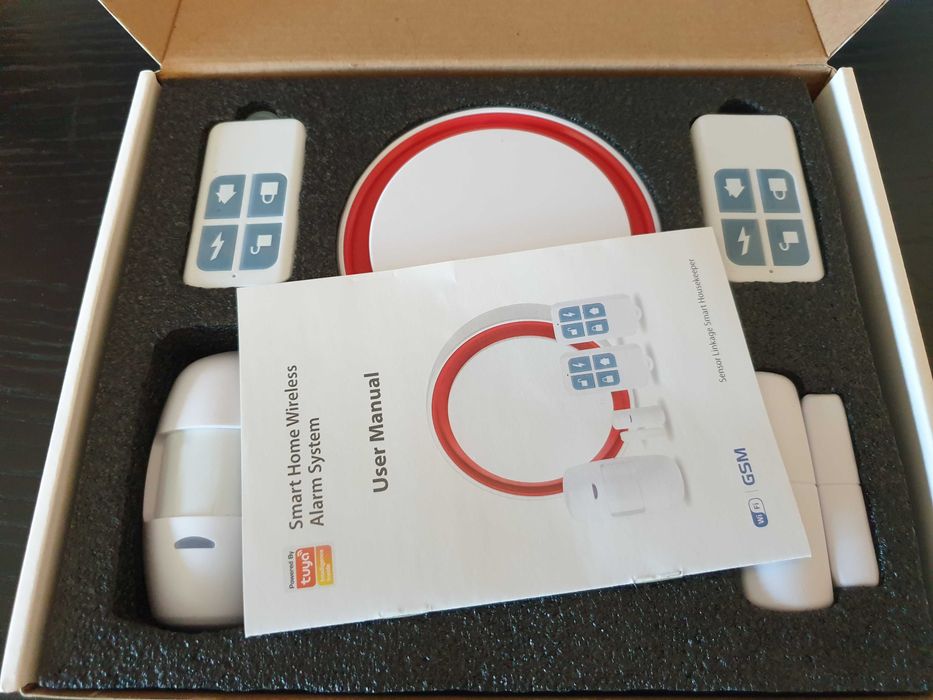 Sistema de tecnologia alarme intrusão casa wireless wi-fi Android ios