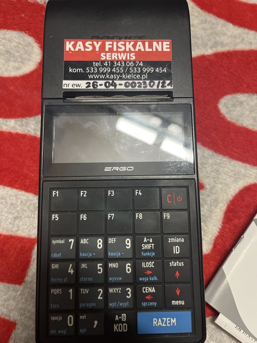 Kasa fiskalna posnet ergo