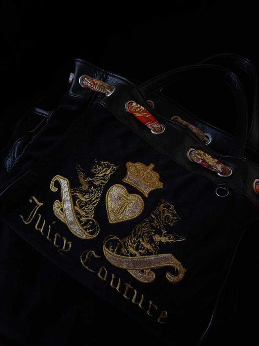 сумка велика чорна juicy couture