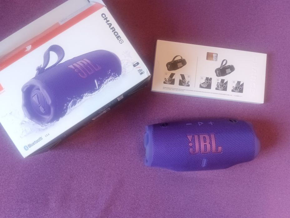 Бездротова блютуз колонка JBL charge 6 purple