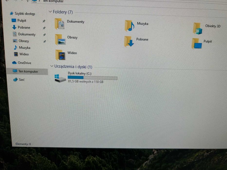 Bardzo szybki i ładny komputer Lenovo ThinkCentre m700 mini 8GB 128SSD