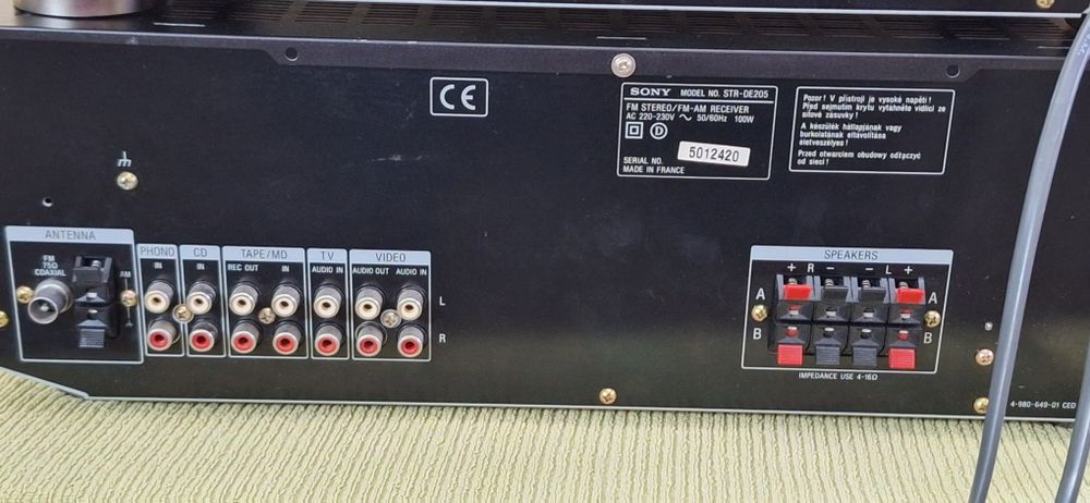 Wieża sony 3 segmenty