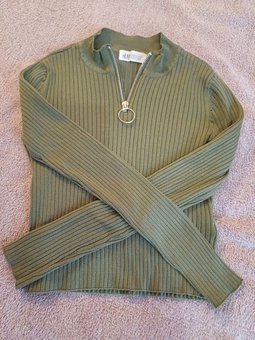 Оливковий топ. Ідеальний стан.