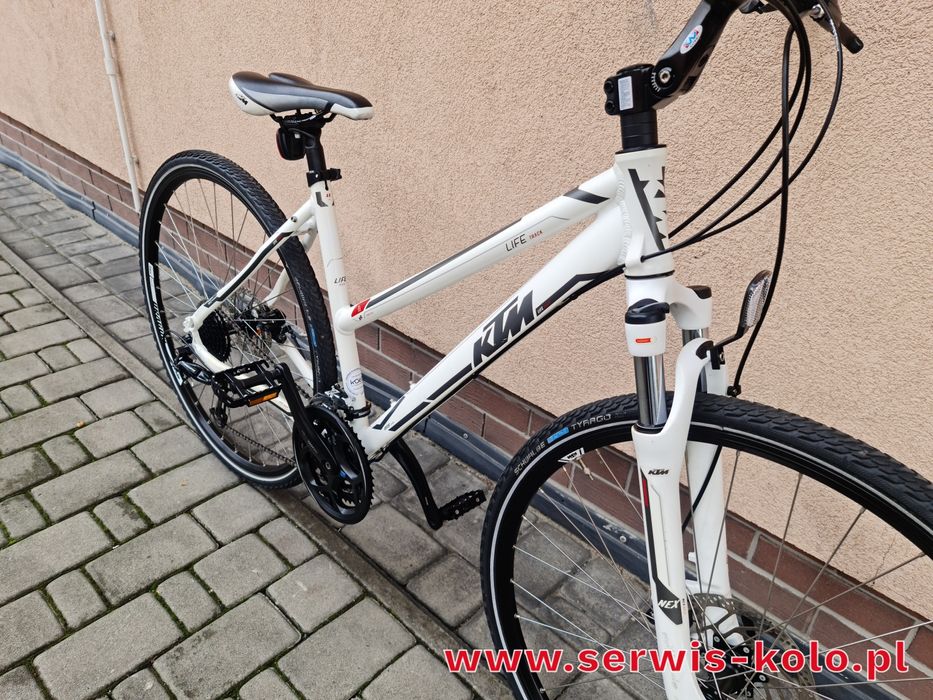 Rower damka damski crossowy KTM koła 28 SHIMANL DEORE aluminium okazja