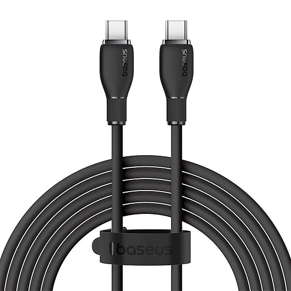 Kabel Baseus Pudding Series USB-C - USB-C 100W 1,2m - czarny