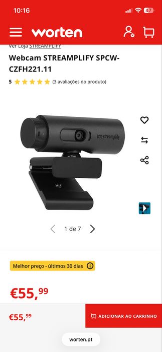 Camera streamplify e micro hyperx solocast