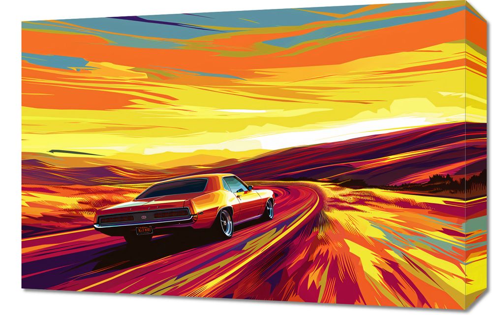 Obraz 60x40cm Pędź Przed Siebie