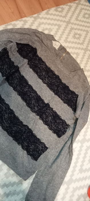 Sweter damski szary M