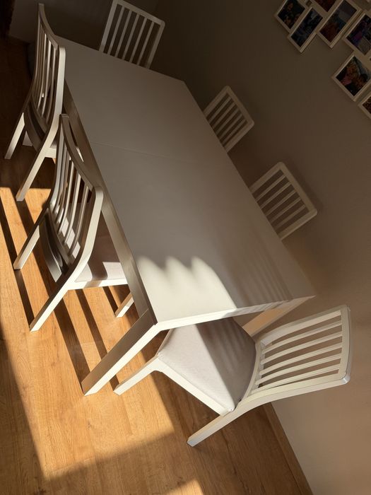 Stoł Bjursta i 6 krzesel Ekadalen - Ikea