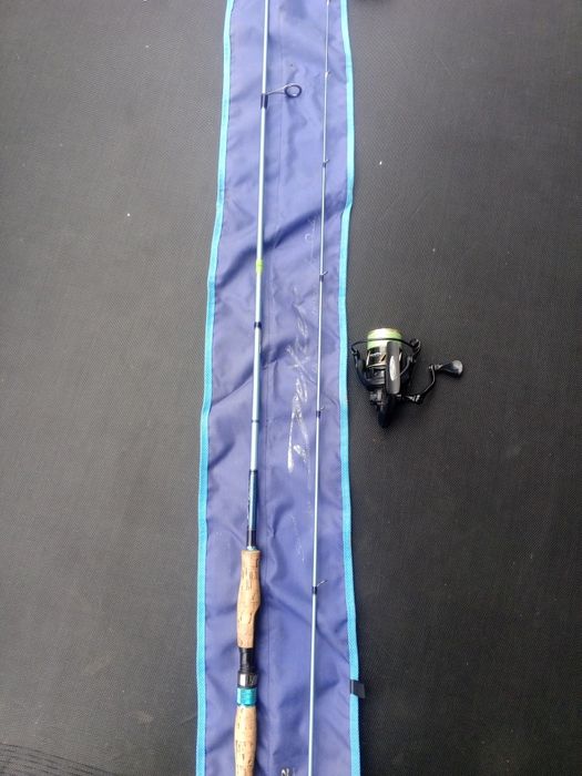 удилище DaikoDexter DXTS-STX83, 0.8-7 гр, Котушка Flagman '23 BlackFir