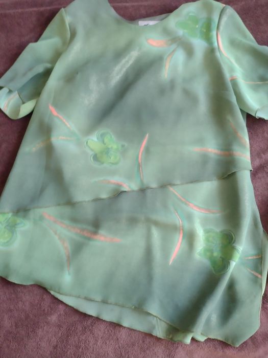 Zestaw, spódnica i bluzka, wieczorowa, bal, wesele, komplet, zielony,