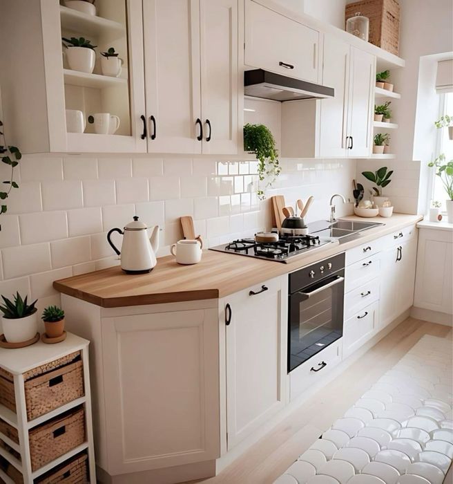 Cozinha e móveis em estilo provençal