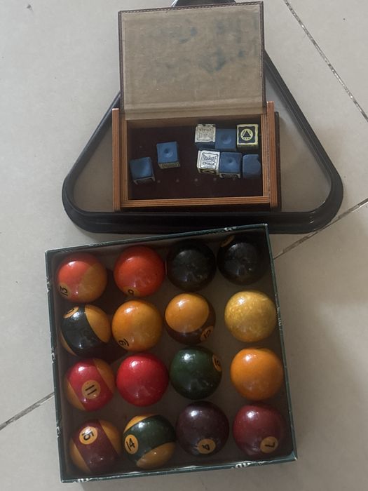 Bolas de sinuca /mais mais 6 tacos cim suporte…