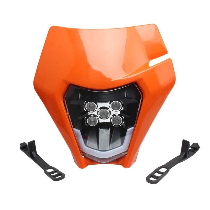 Farol LED Universal para Moto KTM EXC SX - 4200LM 12V Motocross Enduro