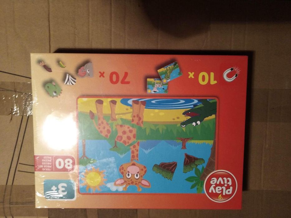 Nowe puzzle magnetyczne Zwierzęta układanka Playtive