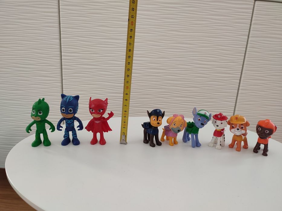 Figuras PJ Mask e Patrulha Pata