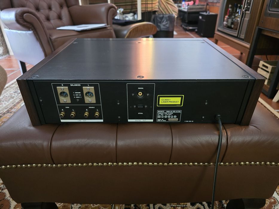 (RESERVADO) Leitor cd Sony CDP X77 ES (topo de gama)