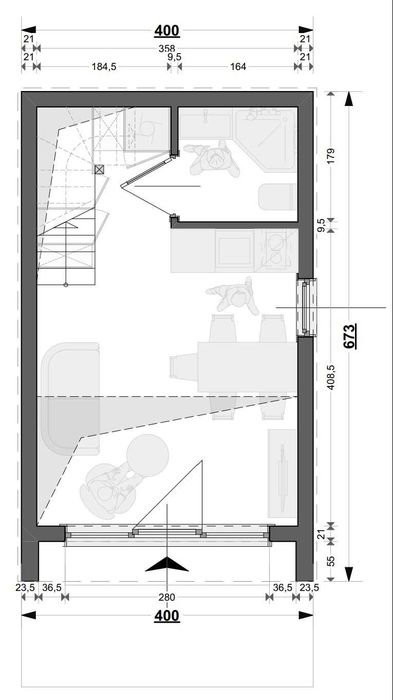 Domek letniskowy z antresolą, na zgłoszenie, Cała Polska.