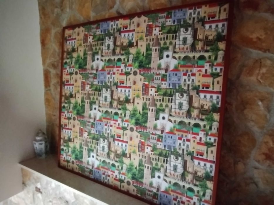 Quadro alusivo a festa dos TABULEIROS
