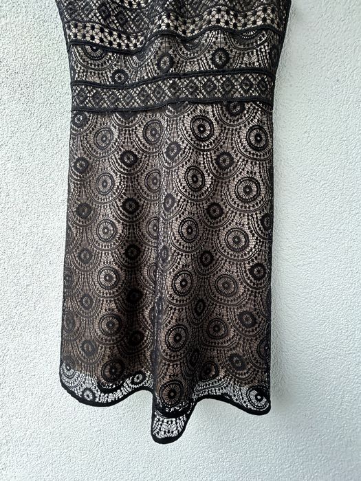 Zara koronkowa sukienka S