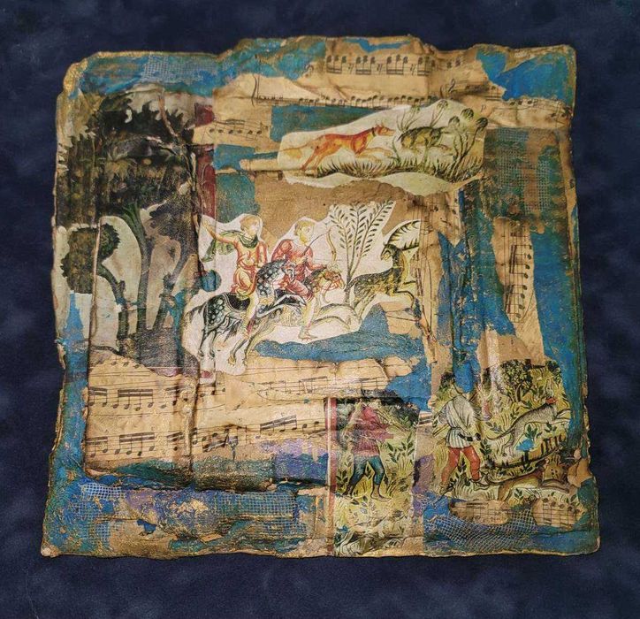 Картинная инсталляция на тему Нико Пиросмани.